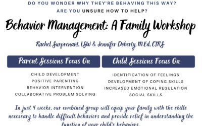 Behavior Management: a Family Workshop
